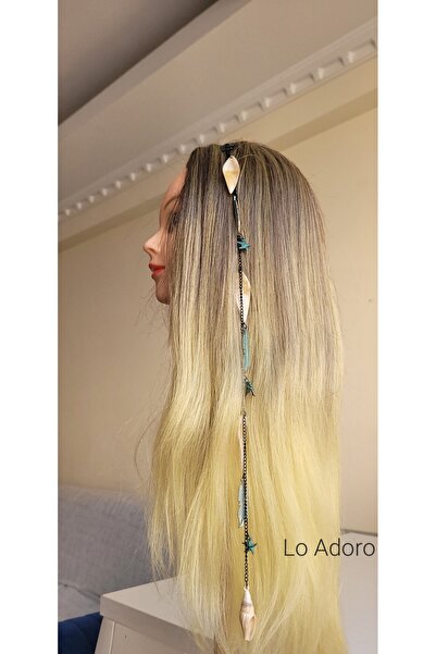 LO ADORO 2-Piece Snap-On Hair Holiday Accessory Pearl Bead Oyster Seashell St...