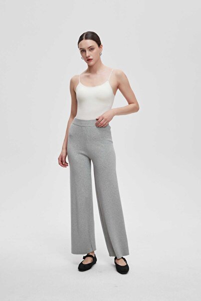 Nichii Wide-Leg Solid Long Pants