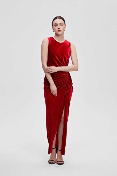 Livia Solid Sleeveless Maxi Dress