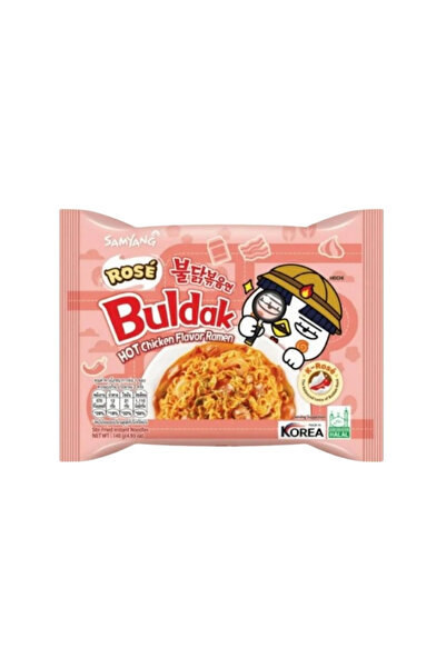 Kore Ramen Buldak Rosé Acılı Tavuk Aromalı Kremalı Ramen 140g