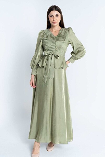 Nichii Long Sleeve Cinched Dress