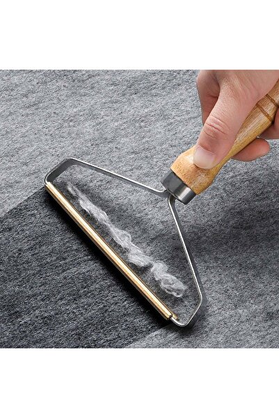 OEM Συσκευή με ξύλινη λαβή για την αφαίρεση τριχών κατοικίδιων 13x16cm