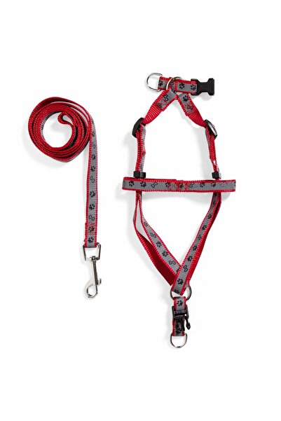 OEM Ham Rosu cu Lesa pentru Caini (120x1.5cm)