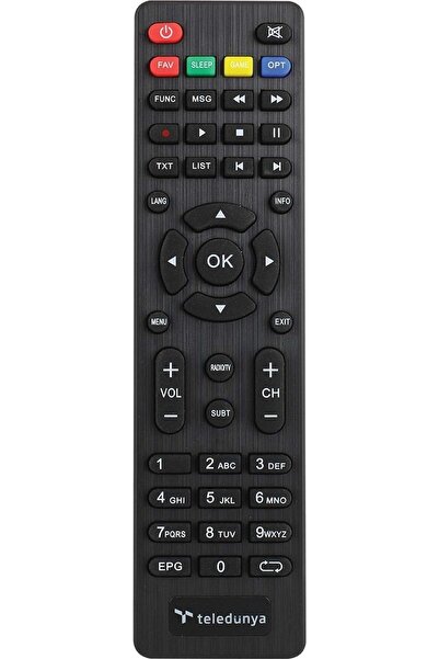 Astakos Teledünya 9600 HD Uydu Kumandası – Teledünya Uyumlu Yedek Kumanda