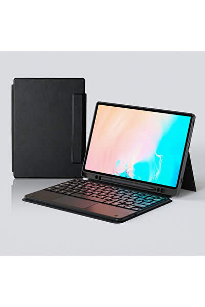 Başkenttekno Samsung Galaxy Tab S9 Fe Plus Border Keyboard Bluetooth Connecte...