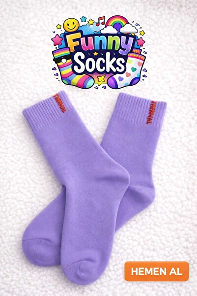 Funnysocksonline TERMAL HAVLU ÇORAP