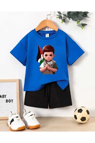 Nice Clothes Children's Tracksuit Set Hooded Unisex Palestine Flag Children's...