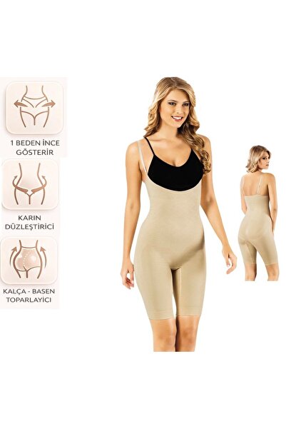 bipamuk مشد نسائي كامل الطول تحت الصدر للخصر والظهر يبرز انحناءات الجسم مقاس ...