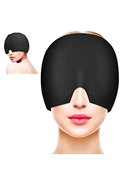 eryatex Ve Baş Ağrısı Giderici Soğuk Kompres Şapkası Göz Kafa Bandı Stres Gid...