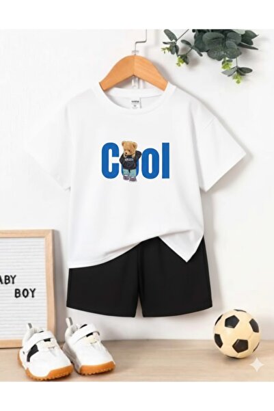 Nice Clothes Children's Tracksuit Set Hooded Unisex Cool Baskii