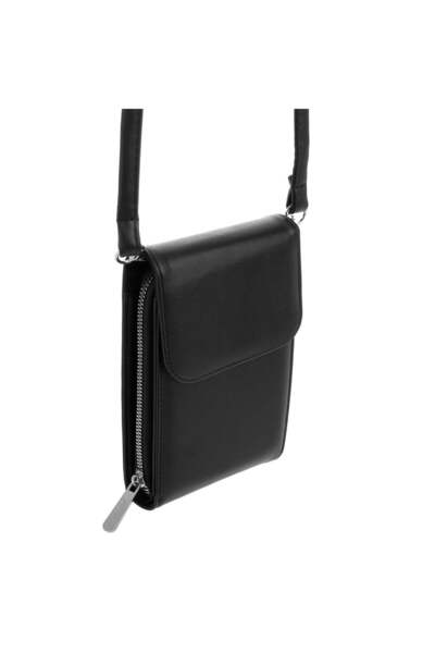OEM Phone case – matte black bag with a 63cm long strap, suitable for crossbo...
