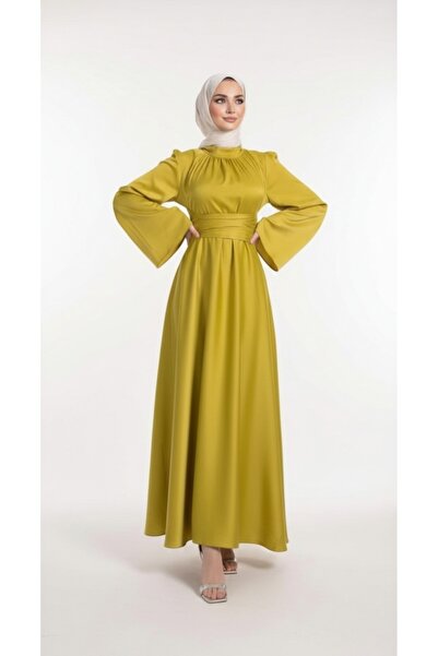 PERADO Spanish Sleeve Cross Tie Evening Dress