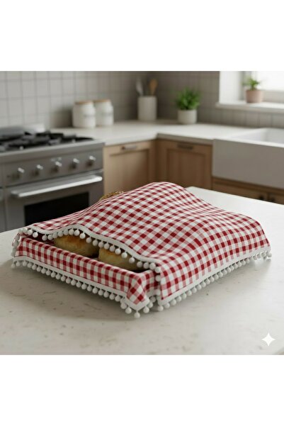 senmasy Oven Tray Cover Black Gingham 2 Pieces 40*50 cm Kitchen Tray Cover