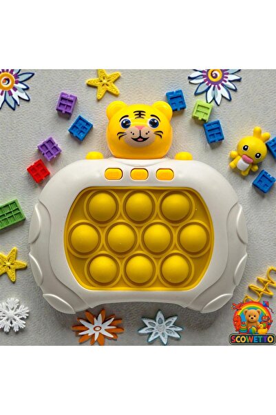 SCOWETTO Electronic Baby Educational Various Toys Popits Burgundy