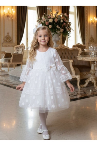 BEGONYA BEBECE KIDS Girl's Birthday Invitation Wedding Celebration Dress with...