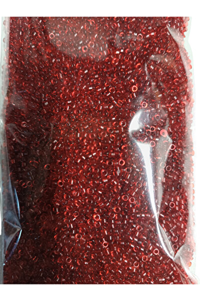 CANERLER 200 Gr Glass Sand Beads Red 2.5 mm