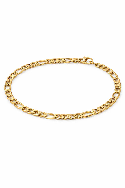 Sortie Aksesuar Stainless steel gold color 3e1 twisted figure chain bracelet