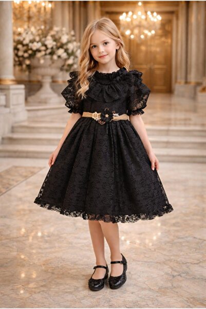 BEGONYA BEBECE KIDS Girls' Wedding Invitation Party Birthday Celebration Dress