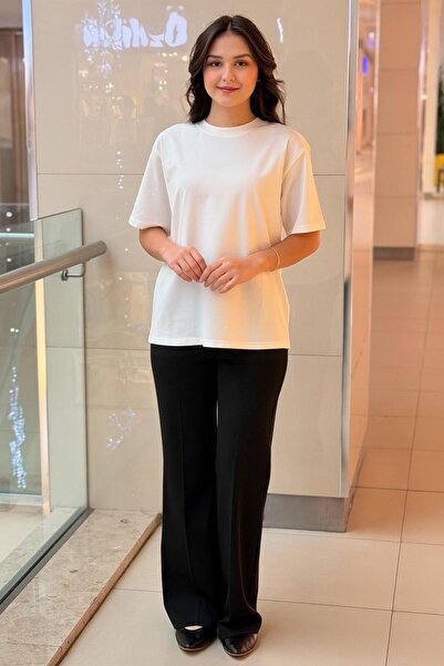 sentez giyim Sentez Yüksel Bel Flared Trousers