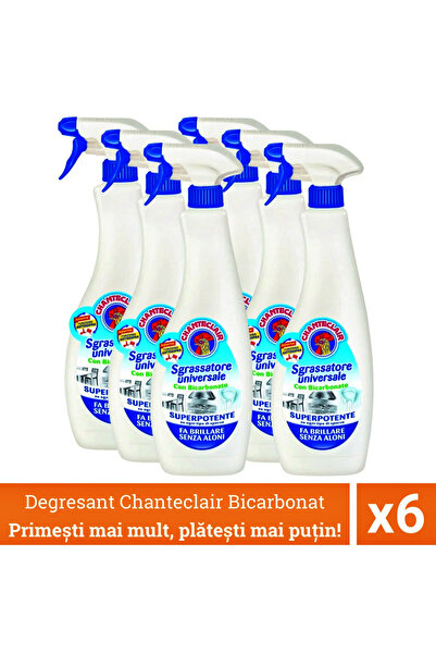chante clair Promo Pack 6 X Chanteclair Universal Degreaser Bicarbonate, Spra...