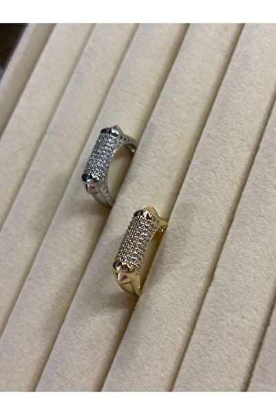 lotusbybuket Vip Jeweler Model Design Steel Gold Baguette Ring