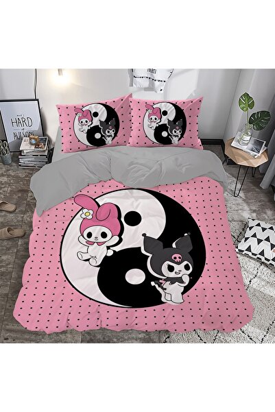 SAREL Sanrio Cartoon Printed 3D Double Duvet Cover Set