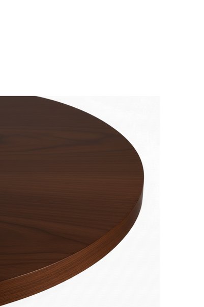 Woodenbend Alex Ceviz Rengi Yuvarlak 100 cm Ahşap Yemek Masası Takımı – Kayın Sandalyeli 4 Kişilik Masa Seti
