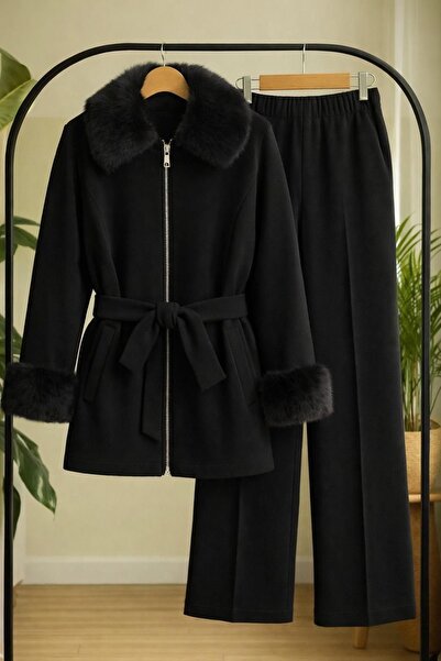 Milenastyle ELİNA KÜRKLÜ SCUBA TAKIM