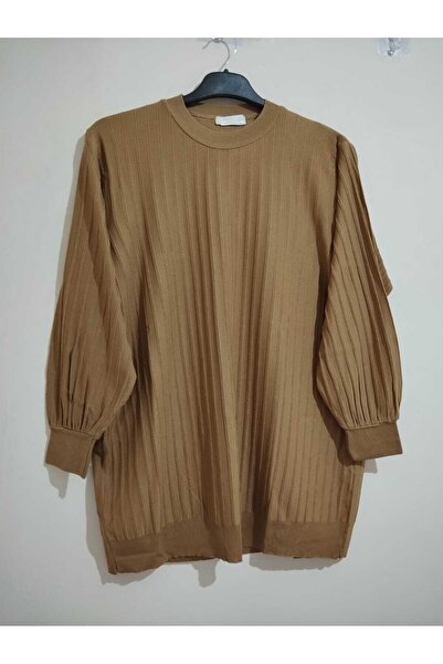 anne moda ankara Spring, Thin, Flowy, Made of Viscose Yarn, Oversized Knit Sw...