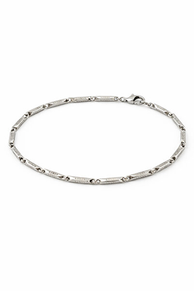 Sortie Aksesuar Stainless Steel Silver Color Chain Bracelet