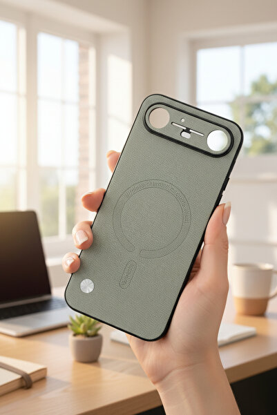 batuteknoloji Tecno Spark Slim 5G MagSafe Görünümlü Karbon BTU Silikon Kapak