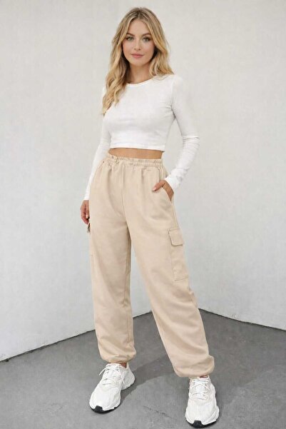 Pupa Women's Cargo Pocket Jogger Sweatpants