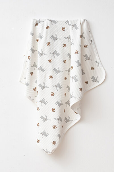 yukobaby bebeğiniz için en doğalı Little Rabbit Natural Cotton 80X90 cm Singl...