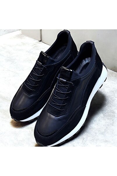 KAFKASLAR AYAKKABI Genuine Real Leather Stretch Elastic Sports Model Orthoped...