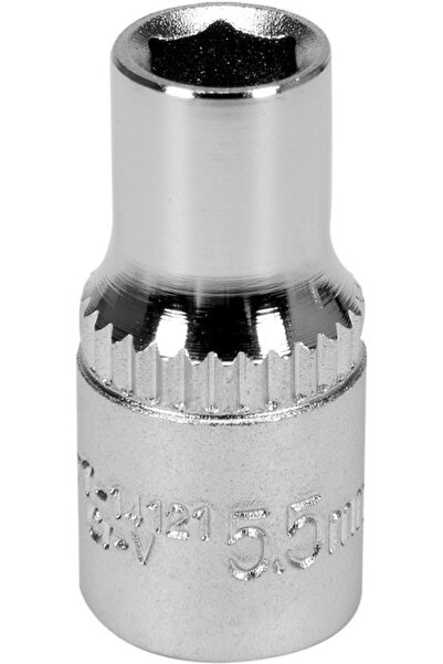 Other SOCKET 5.5MM 1/4"" HEXAGON CV SHORT YT-14121 YATO