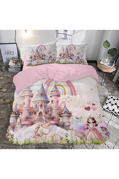 SAREL Fairy Tale Theme Printed 3D Double Duvet Cover Set