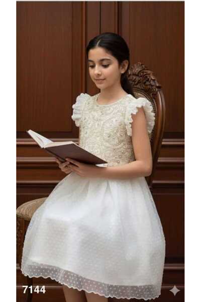 gmax Girls' dress, pearl-like luxury tulle