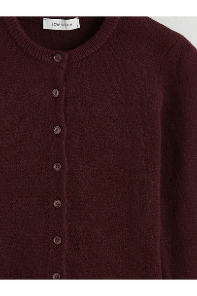 LC Waikiki Дамска трикотажна жилетка с кръгло деколте