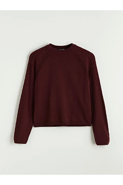 LC Waikiki Pulover de damă cu decolteu triplu cu model