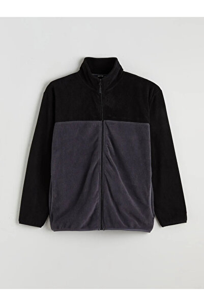 LC Waikiki Turtleneck Fleece Men's Zippered Sweatshirt