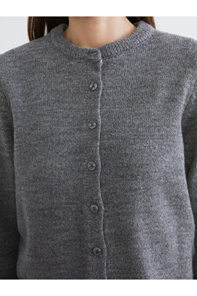 LC Waikiki Crew Neck Women's Knitwear Cardigan