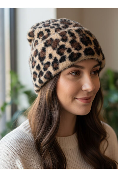 derikem Women's Furry Soft Plush Beanie