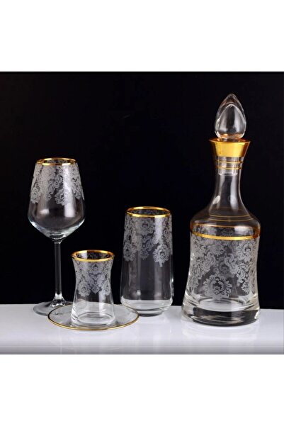 AbkaKristal 49 Prc Sofra Takimi Ebtr Helena 3mm Altin