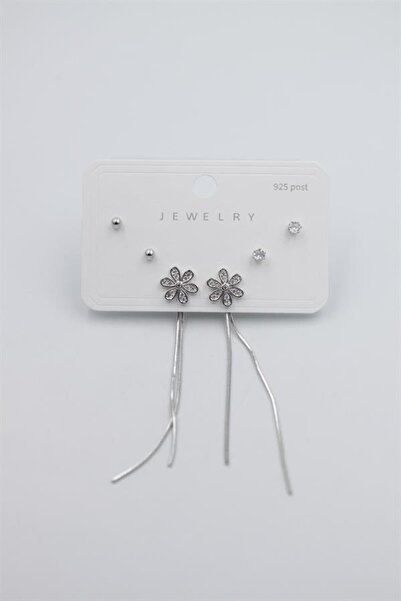 toyigoo Multiple Set Earrings - Silver