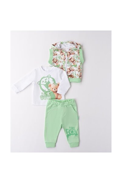 minibanda - Vest, Blouse and Pants Set for Boys