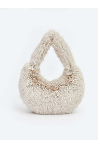 LC Waikiki Furry Women's Baguette Bag