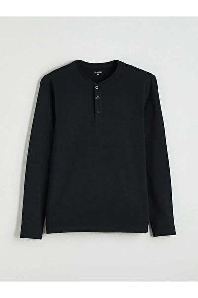 LC Waikiki Crew Neck Long Sleeve Men's Pajama Top