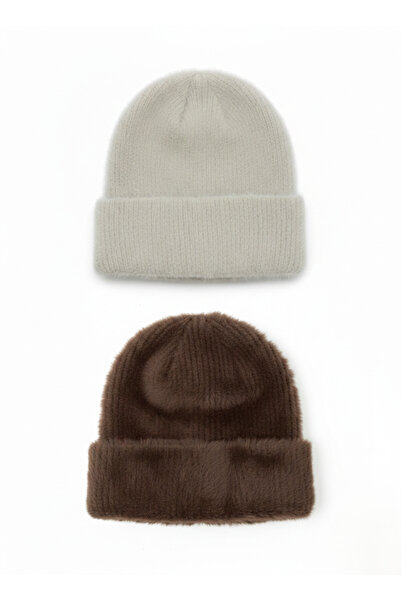 derikem Women's Furry Soft Plush Beanie