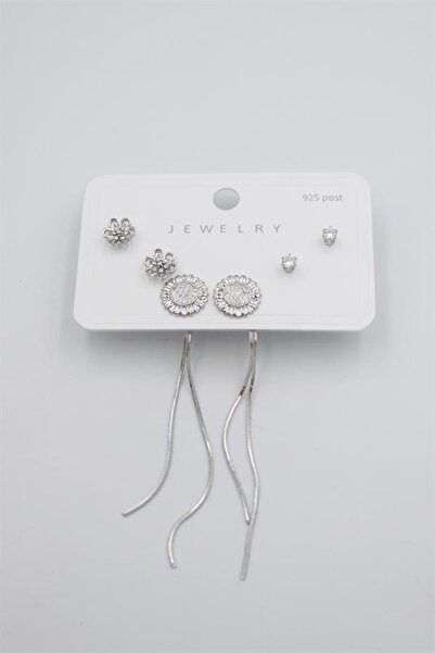 toyigoo Multiple Set Earrings - Silver