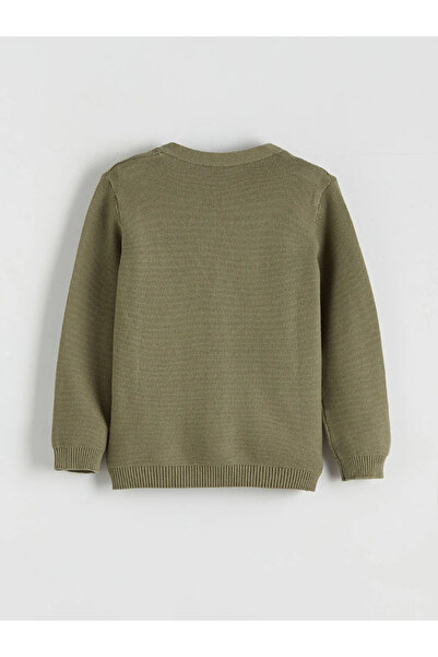 LC Waikiki V-Neck Boy's Knitwear Cardigan